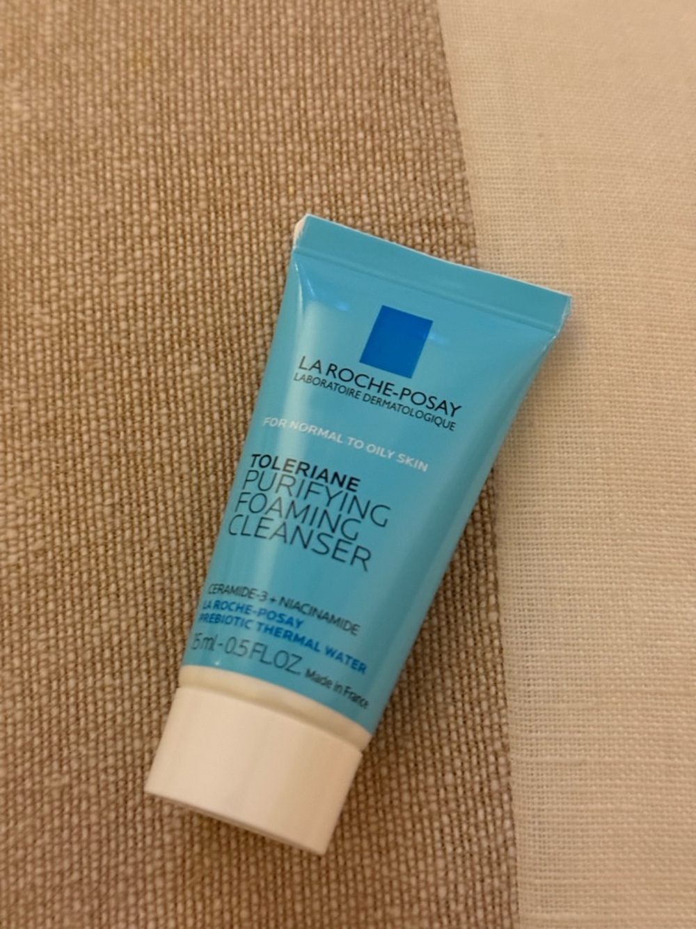 NEW La Roche Posay Toleriane Purifying Foaming Face Cleanser 15 mL 0.5oz Travel